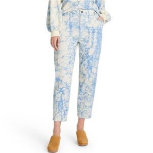 Rachel Comey x Target High Rise Marble Print Tapered Leg Jeans 4 w/measurements